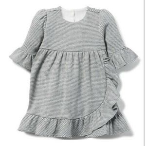 NWT Janie and Jack Grey Houndstooth Dress